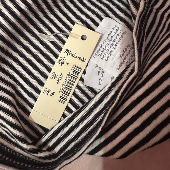 NWT MADEWELL STRIPED KNOT FRONT TEE - Picture 16 of 16